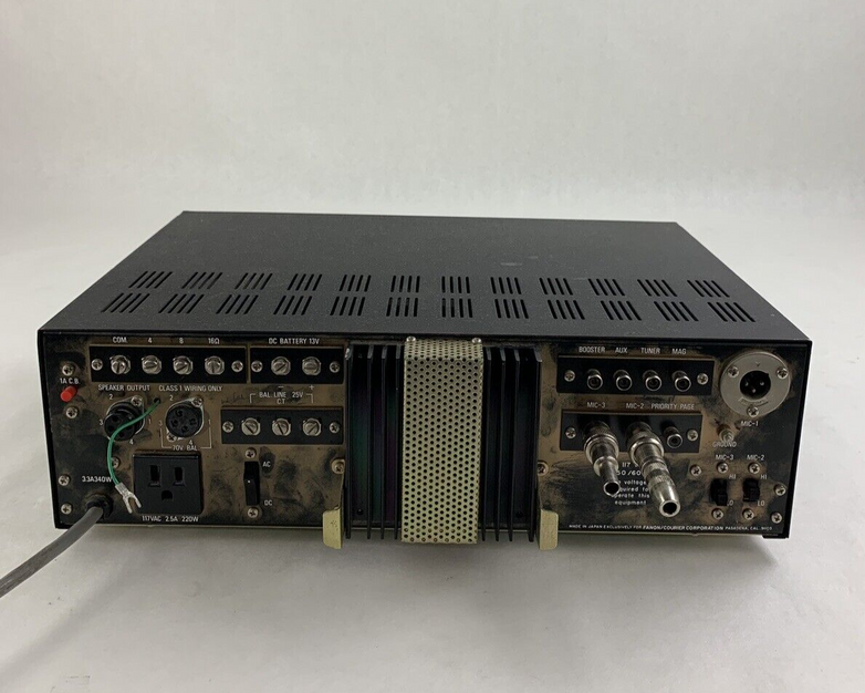 Fanon Power Plus 35 Solid State Amp Channel Mixer No Power For Parts and Repair