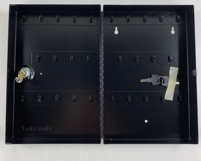 First Alert 3060F Steel Key Storage Cabinet 28 Keys Wall Secured Home
