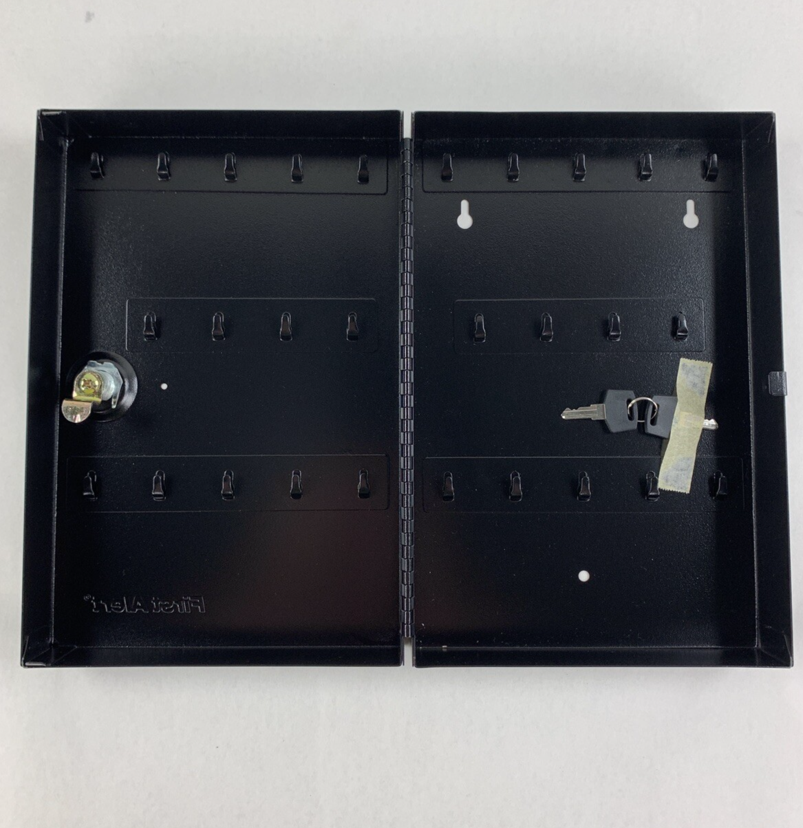 First Alert 3060F Steel Key Storage Cabinet 28 Keys Wall Secured Home
