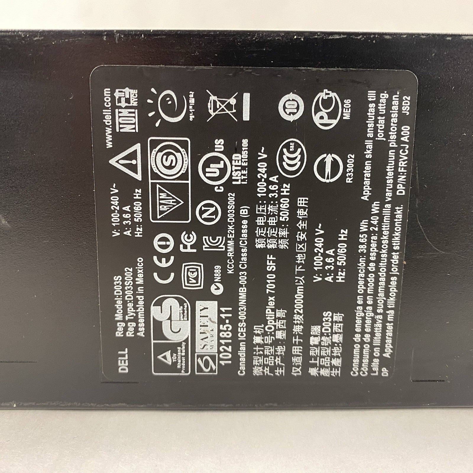 Dell OptiPlex 7010 SFF Intel Core i5-3470 3.2GHz 1x4GB RAM No HDD No OS8