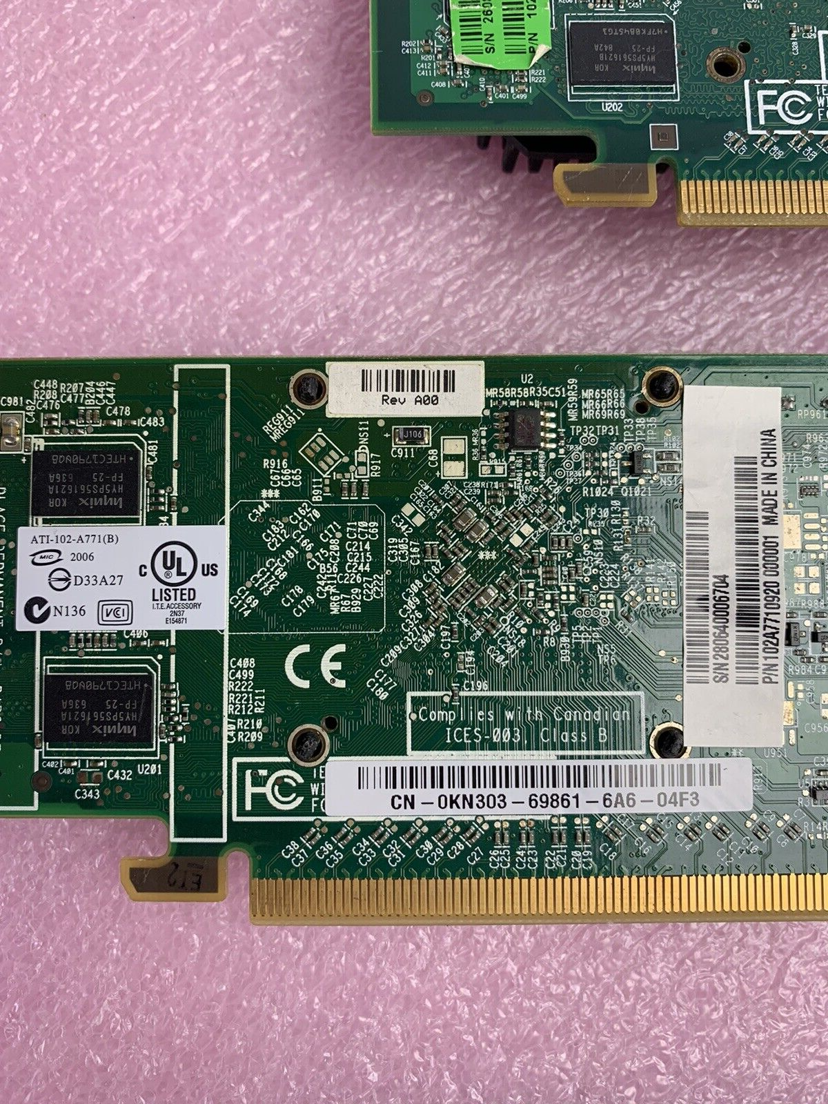 LOT of 3 Dell ATI Radeon 102-A771 Dell JJ461