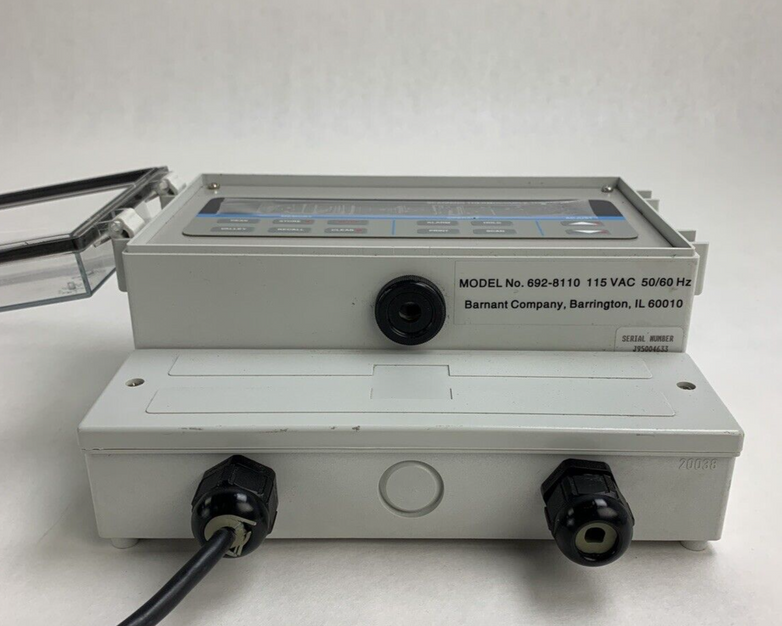 Barnant 692-8110 Scanning Thermocouple Thermometer - Power Tested