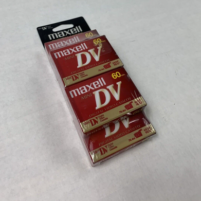 5-Pack Maxwell DVM60SE Digital Video Cassette