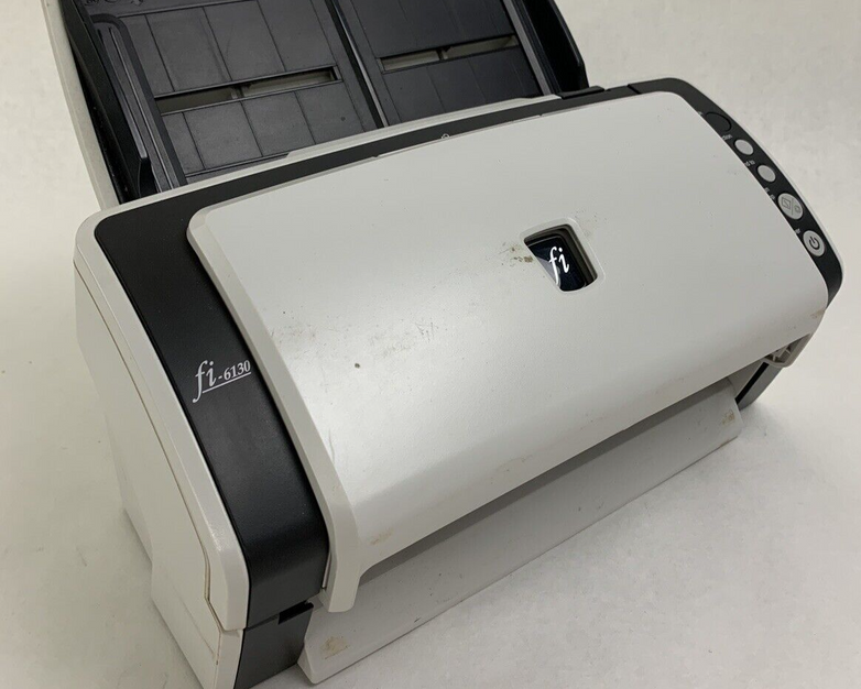 Fujitsu FI-6130 Sheetfed Scanner Bad Scanner For Parts and Repair No Power Cord