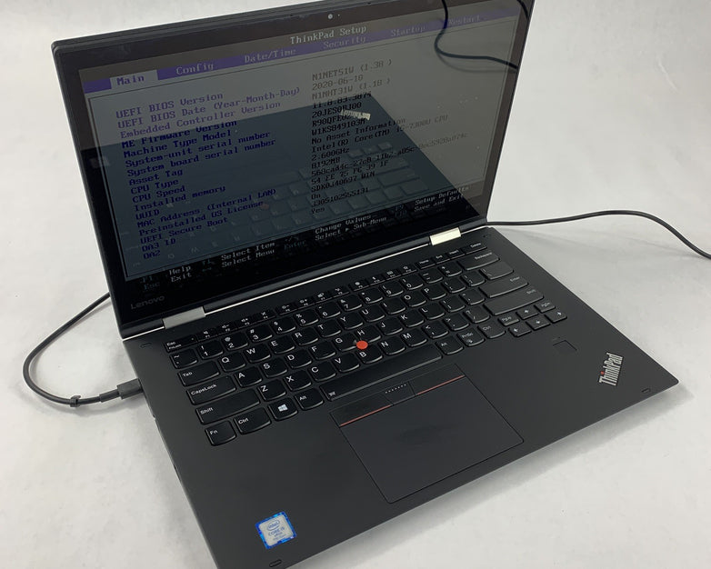Lenovo X1 Yoga Gen 2 14" i5-7300U 2.6 GHz 8 GB Ram No OS No HDD No Batt No AC