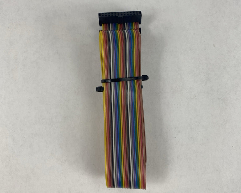 24 Pin 4ft Multi Coloured Flat Ribbon Cable Wire Lot of 4