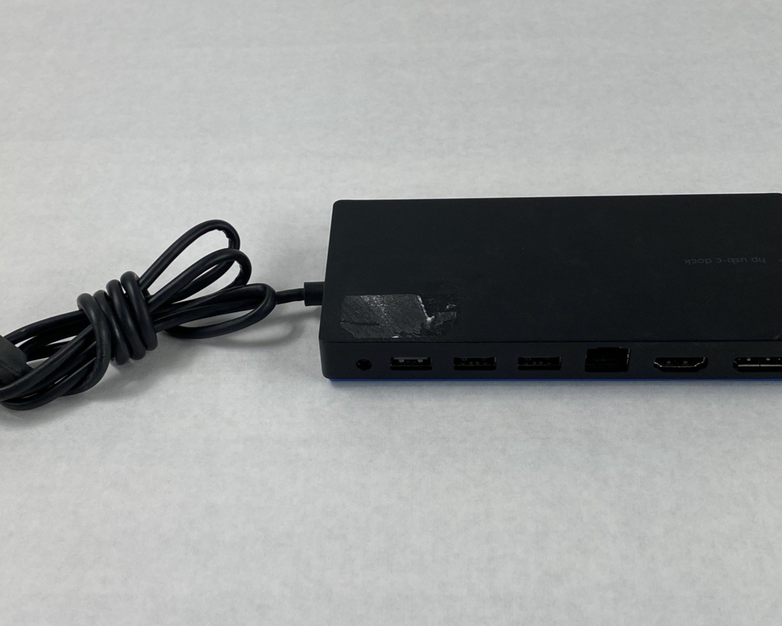 HP Elite USB-C TPA-B01 Docking Station Power Tested (Lot of 2)