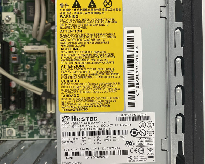 HP 500B Micro Tower Pentium Dual-Core E5700 3GHz 2GB RAM No HDD No OS