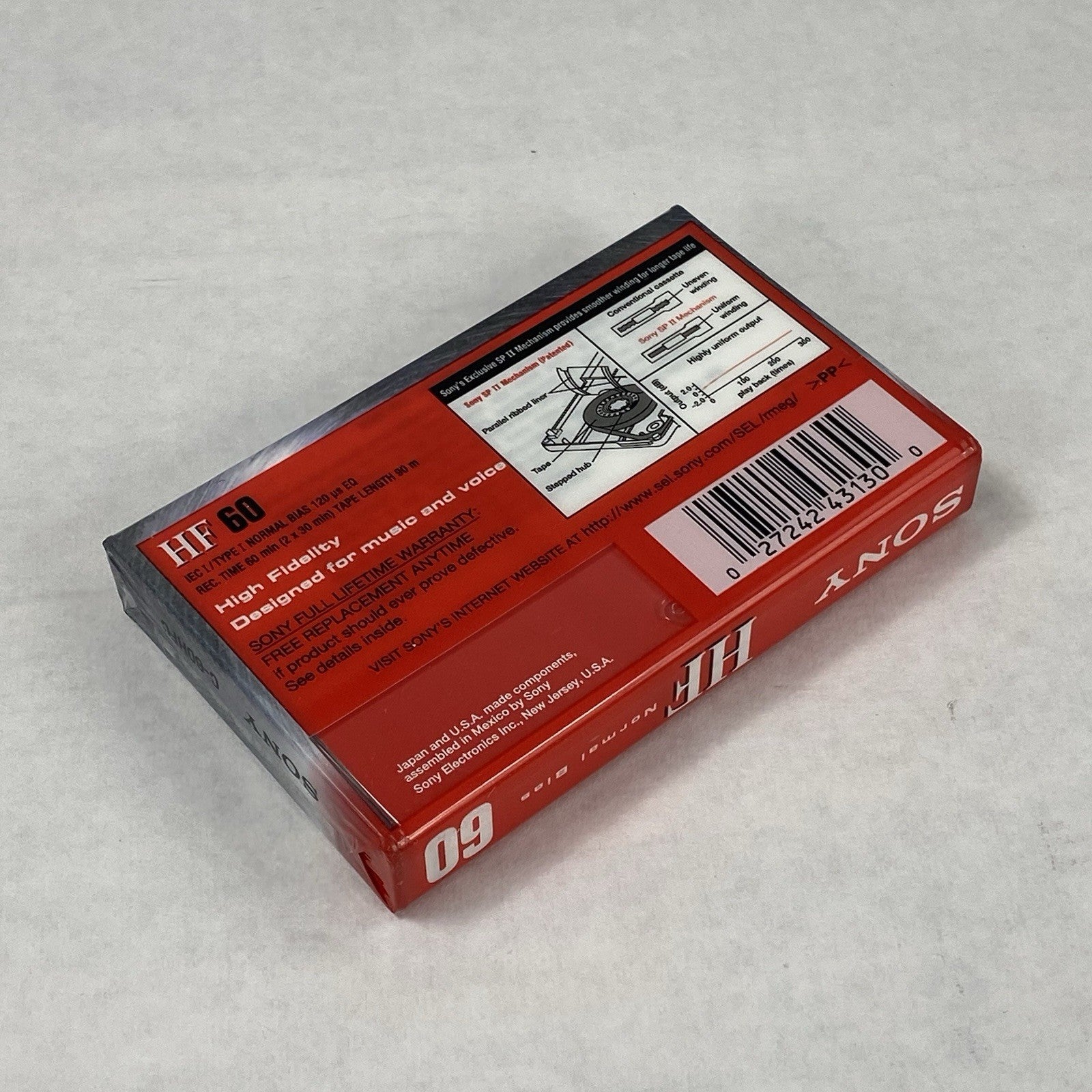 Sony High Fidelity Normal Bias Audio Cassette 60 Minutes (Lot of 11)