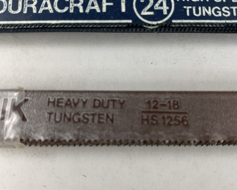 Hack Saw Blades Tungsten Bi-Metal Steel mixed in Erik case - Lot of 70 Blades