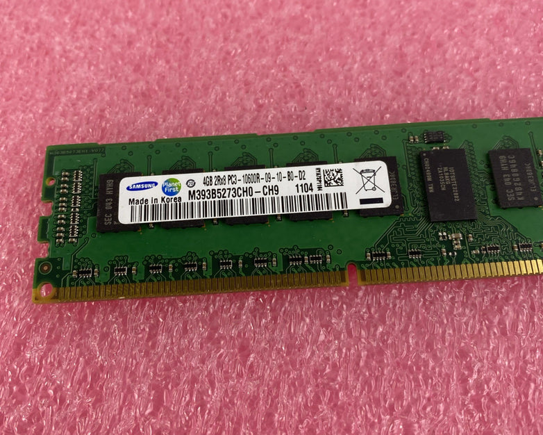 Samsung 4GB DDR3 PC3-10600U Server Memory RAM M393B5273CH0 - Lot of 4