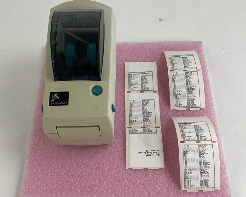 Zebra ZTC LR2824 Plus Label Printer Tested