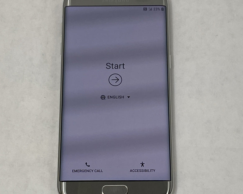 Samsung Galaxy S7 Edge SM-G935V Verizon 32GB 5.5" Silver Titanium