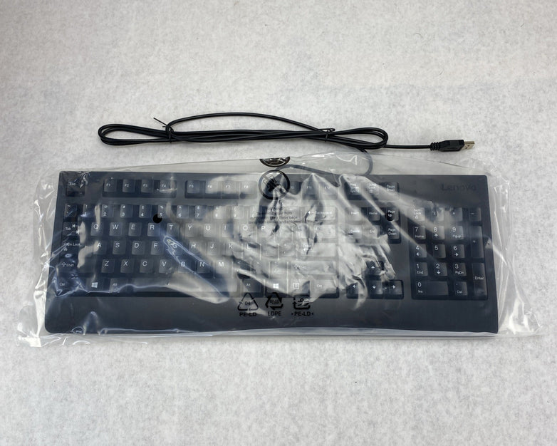 Lenovo Preferred Pro II KU-1619 Wired USB Keyboard - Lot of 5