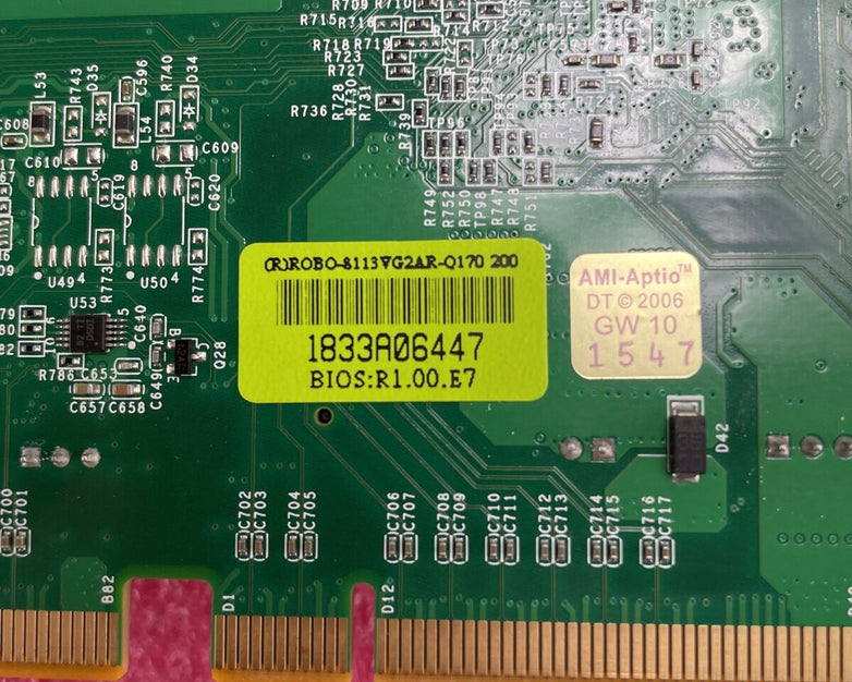 ROBO-8113VG2AR-Q170 200 Single Board Computer Intel i7-7770 3.6GHz 4GB RAM