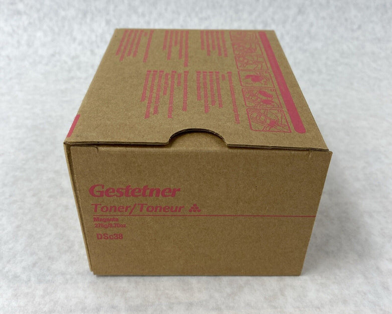Genuine Gestetner DSc38 Magenta Toner Cassette 275g 9.70oz 885382