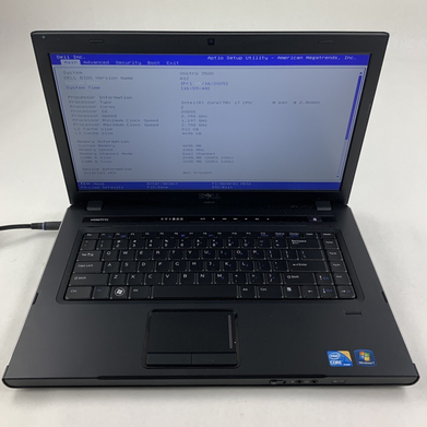 Dell Vostro 3500 Laptop i7 M 640 2.8 GHz 4 GB Ram No OS No HDD No Batt No AC