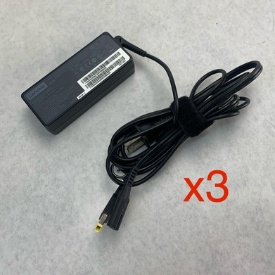 Mixed Lot of 3 Levovo A17-065N2A PA-1650-72 ADLX65NLC24 AC Adapter