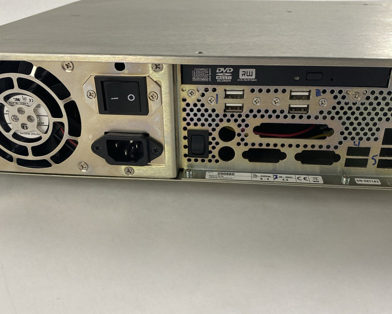 Unbranded 3U MATX Bare Bones Computer Chassis With Emacs HG2-6400P Power Supply