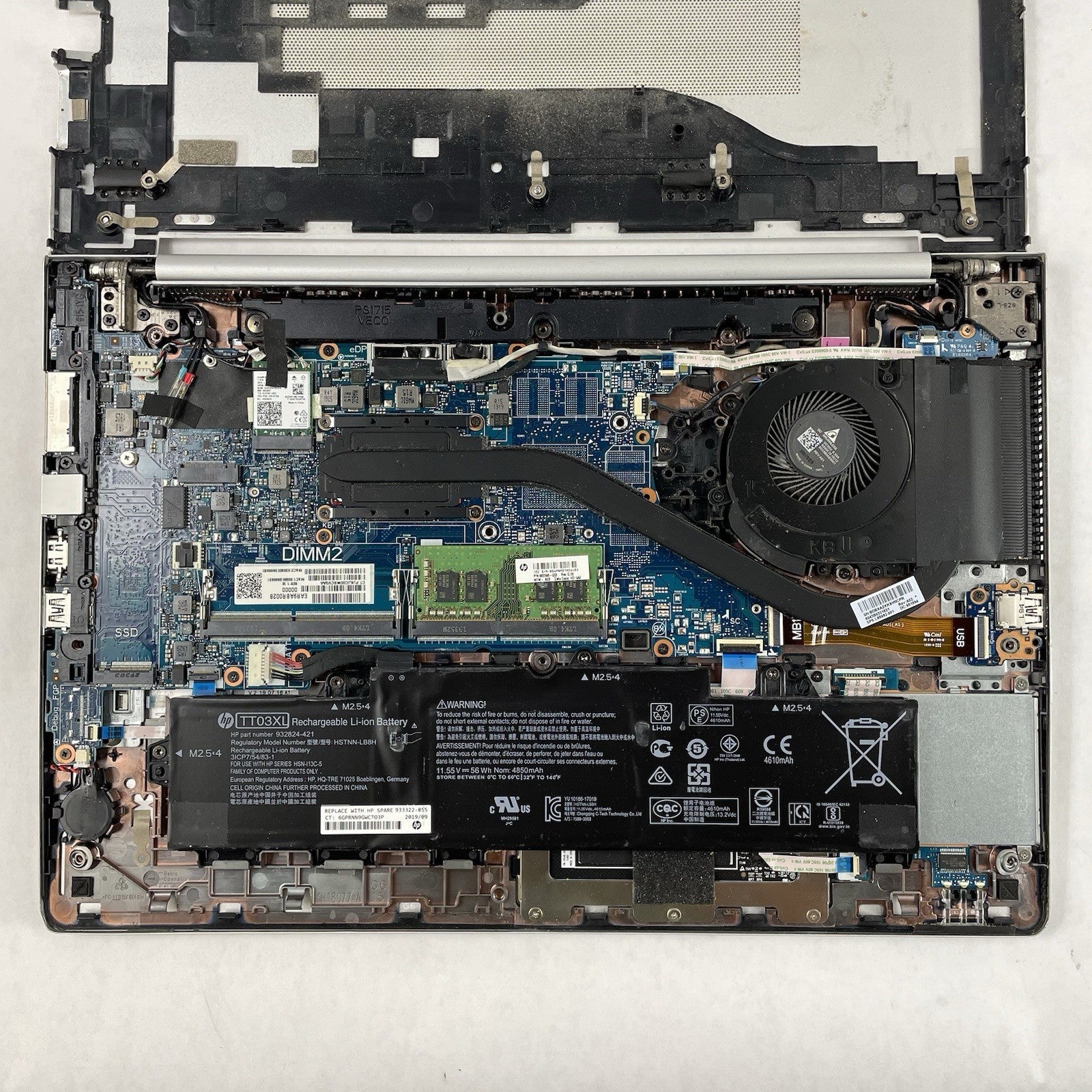 HP EliteBook 850 G6 15.6" i5-8365U 1.60 GHz 8 GB RAM No SSD/OS/AC - READ16