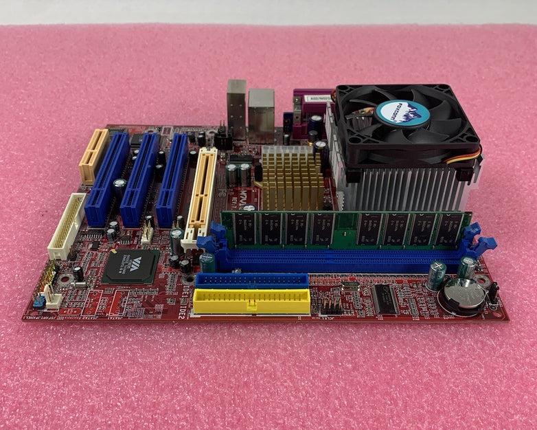 VIA KM266A-8235 M7VIG 400 Motherboard AMD Athlon XP 2700+ 2.16GHz 512MB RAM
