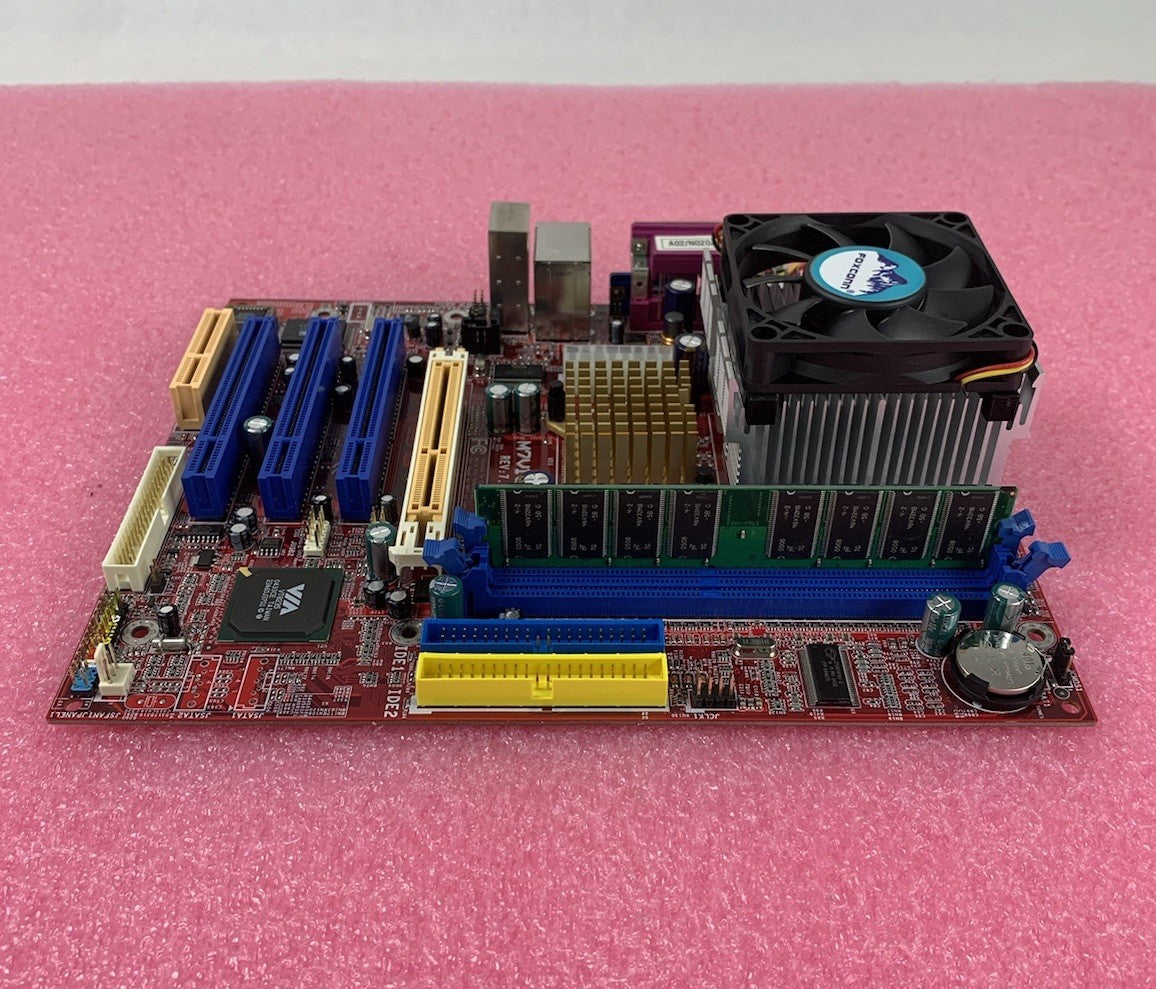 VIA KM266A-8235 M7VIG 400 Motherboard AMD Athlon XP 2700+ 2.16GHz 512MB RAM