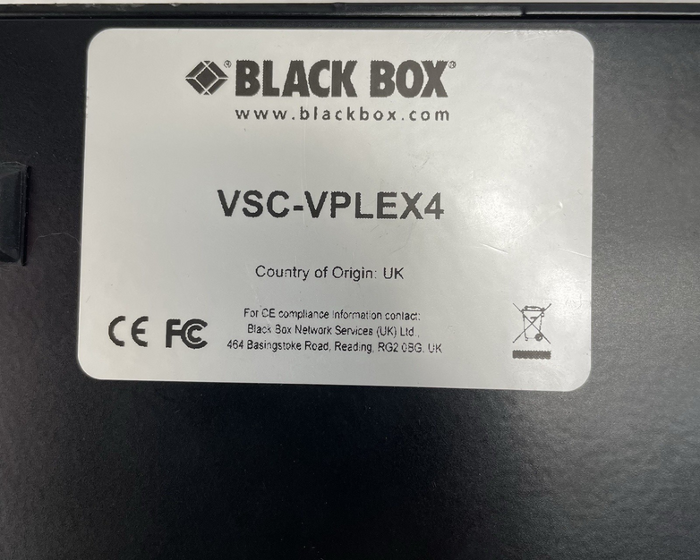 Black Box VSC-VPLEX4 VideoPlex4 Video Wall Controller