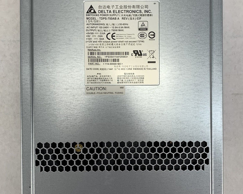 Delta TDPS-750AB A Rev 03F 750W Switching Power Supply