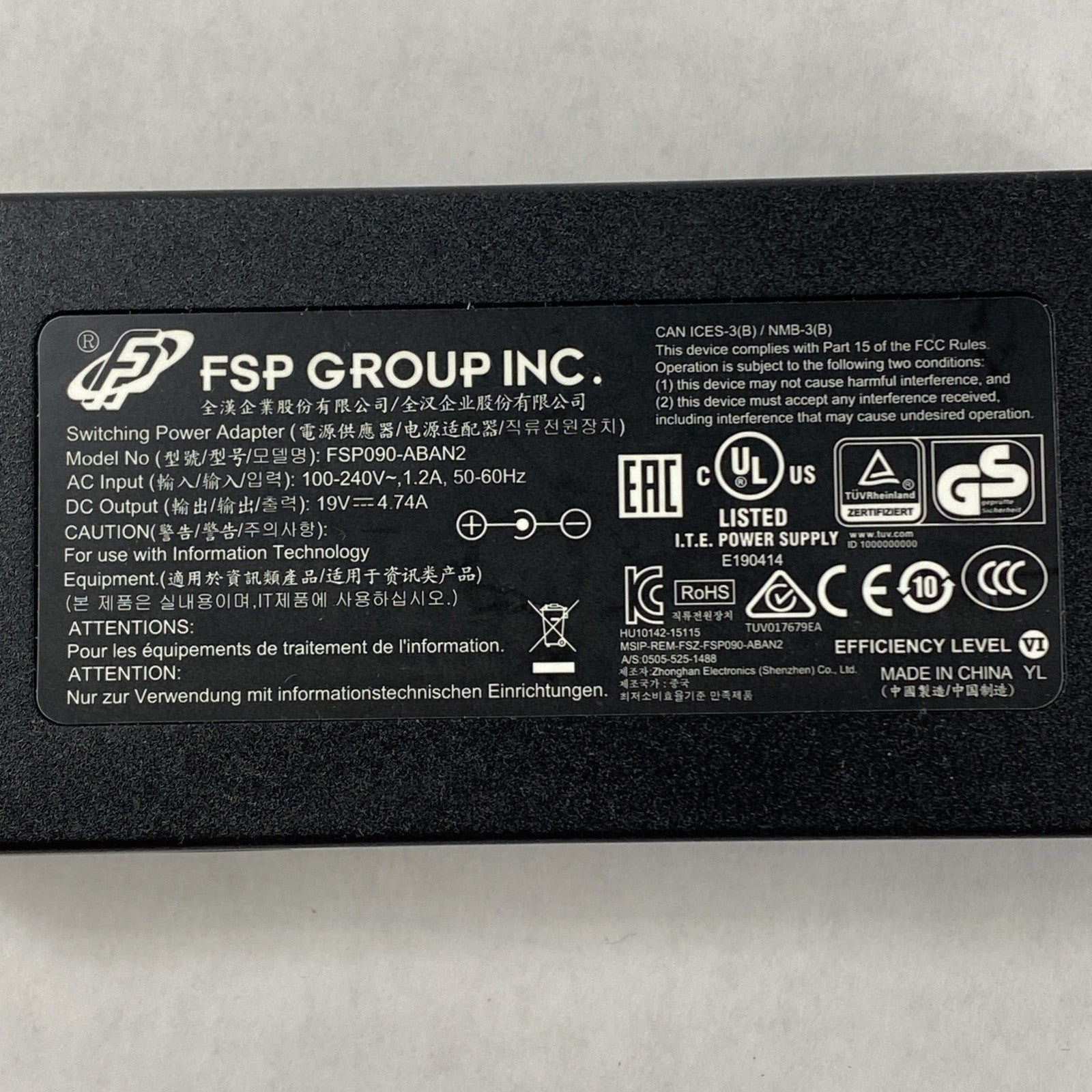 Switching Power Adapter FSP090-ABAN2 No Power Cord - Lot of 44