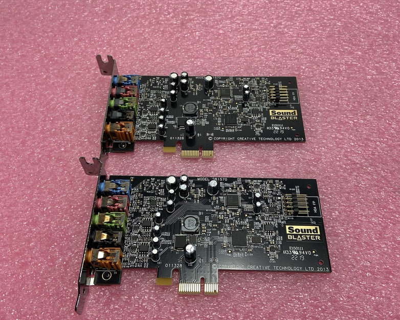 Creative Labs Sound Blaster SB1570 PCIe Audio Card Lot of 2