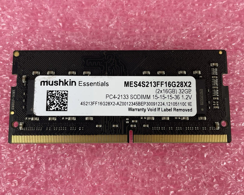 Mushkin Essentials 16GB DDR4 2133 SODIMM Single Module MES4S213FF16G28X2