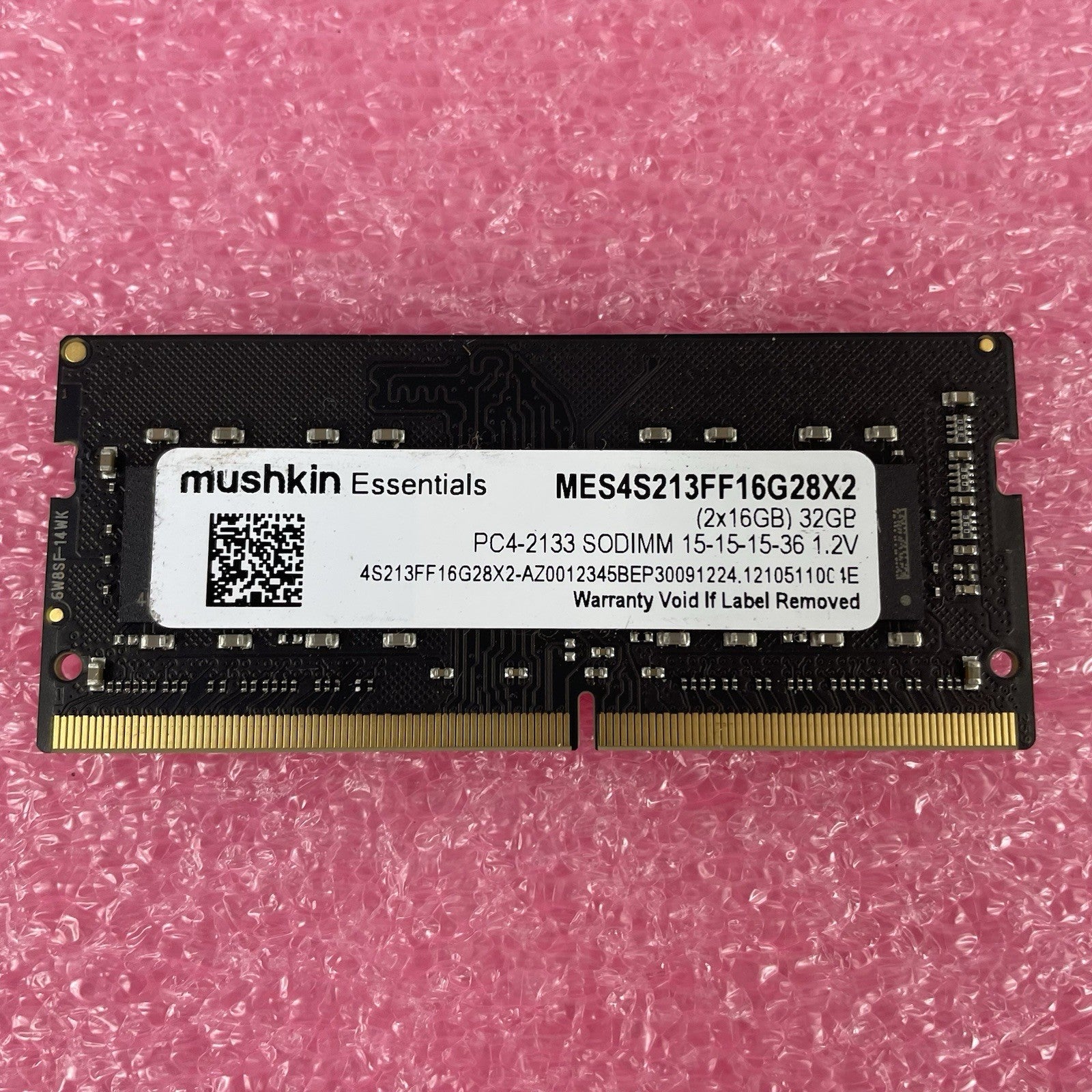 Mushkin Essentials 16GB DDR4 2133 SODIMM Single Module MES4S213FF16G28X21