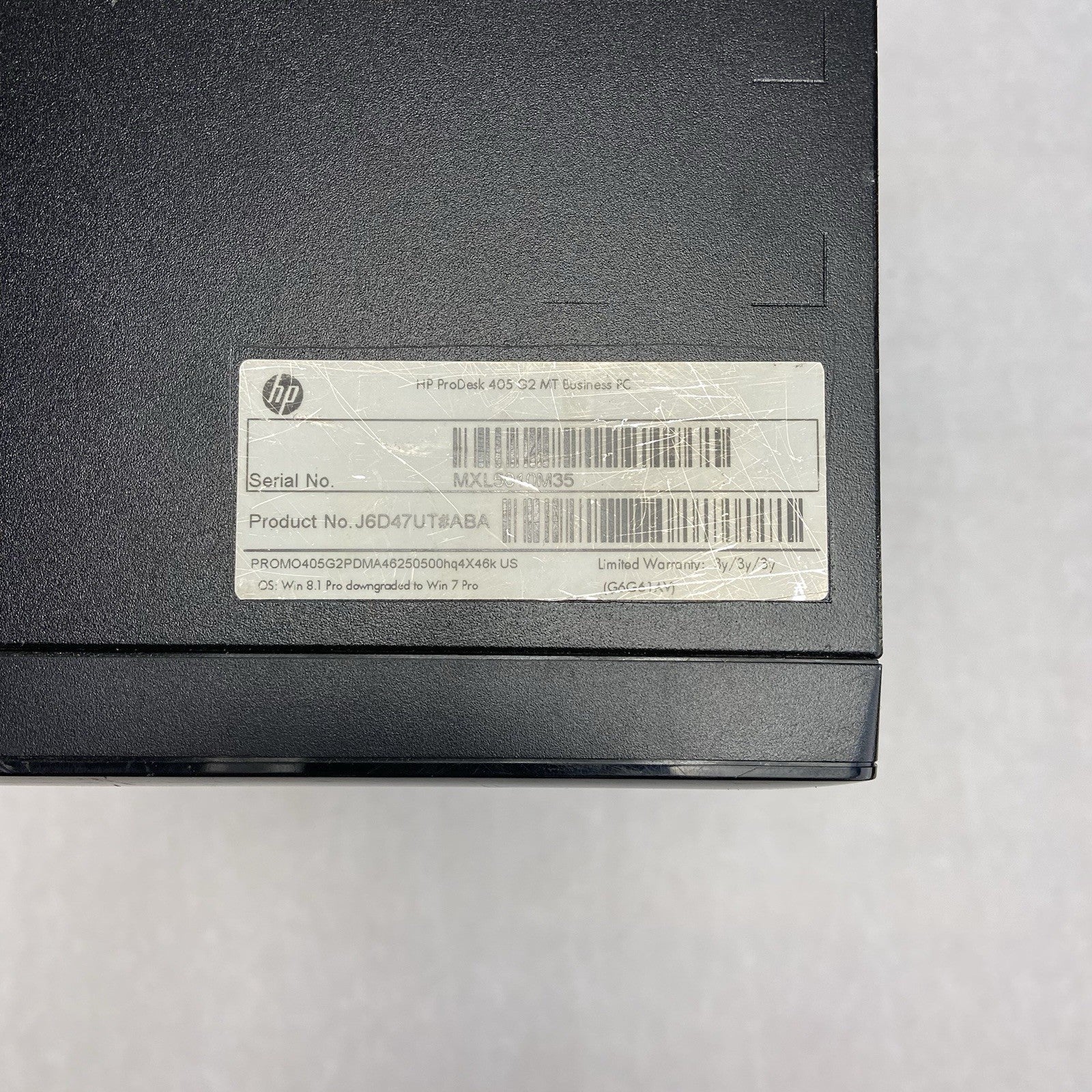 HP ProDesk 405 G2 MT AMD A4-6250T 2GHz 8GB RAM No HDD No OS3