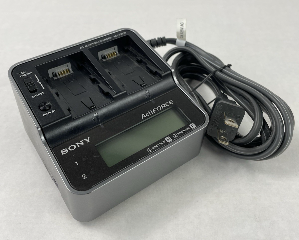 Sony Actiforce AC-VQH10 Dual Battery AC Adaptor Charger