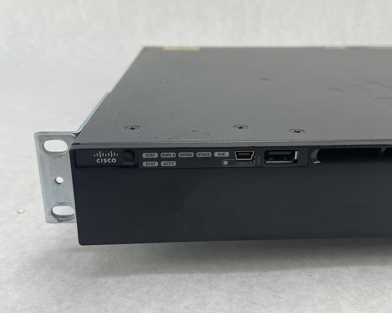 Cisco Catalyst WS-C3650-24PS-S 24-Port PoE+ 4x1G  1x PSU AC Tested & Reset