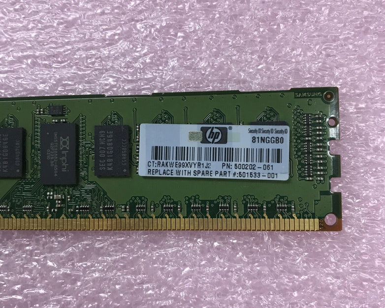 Samsung 20GB Kit 10x2GB 2Rx4 PC3-10600R-09-10-P0 Server RAM M393B5673EH1