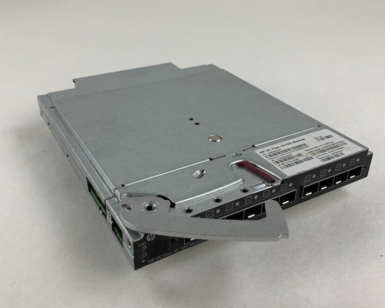HPE Virtual Connect Flex-10/10D Module 638526-B21 Self Tested Broken Clip