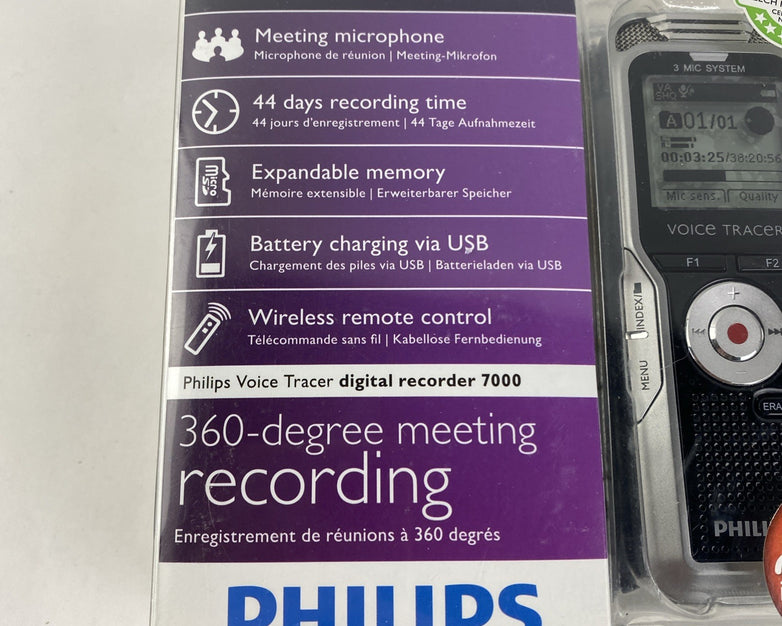 Philips DVT7000 360 - Degree Meeting Recording - Open Box Sealed