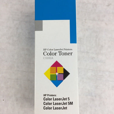 HP Color LaserJet Printers Color Toner C3102A Cyan Color LaserJet 5 (Lot of 4)