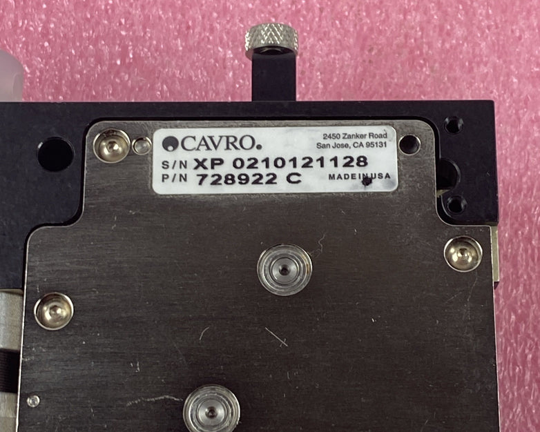 Cavro 728922 C Motorized Syringe Pump Module