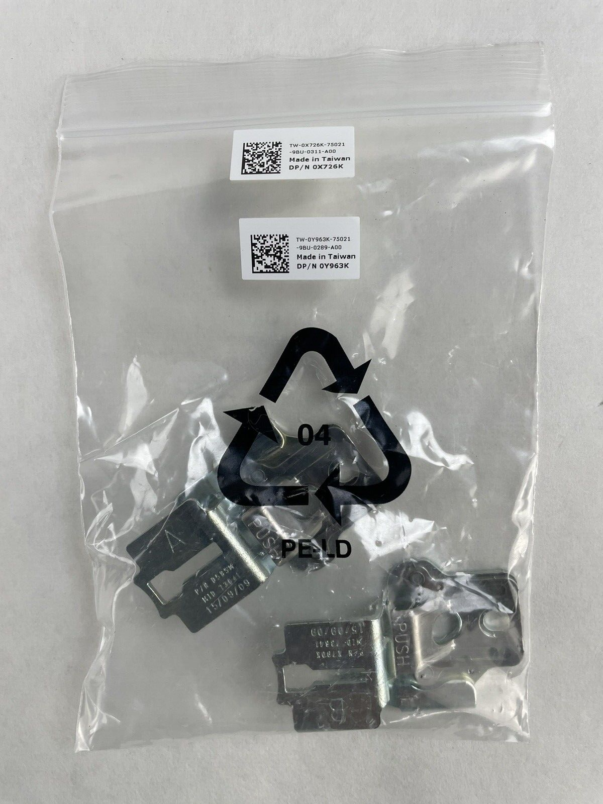 TW-0RGTK7-75021-9BU-2558-A00 1U Slim Sliding ReadyRail Kit DP/N 0RGTK7