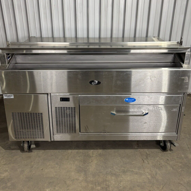 Randell FX-1-290 One Drawer Refrigerator Freezer Chef Base Prep Table 115V Cools