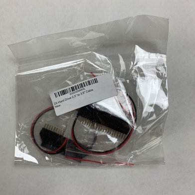 Unbranded 2.5" 44-Pin to 3.5" 40-Pin IDE Hard Drive Cable Adapter Lot of 2x New