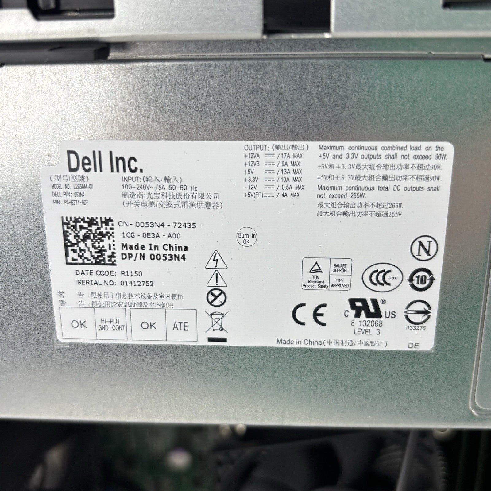 Dell Precision T1600 Intel Xeon E3-1245 3.3 GHz 16 GB Ram No OS No HDD