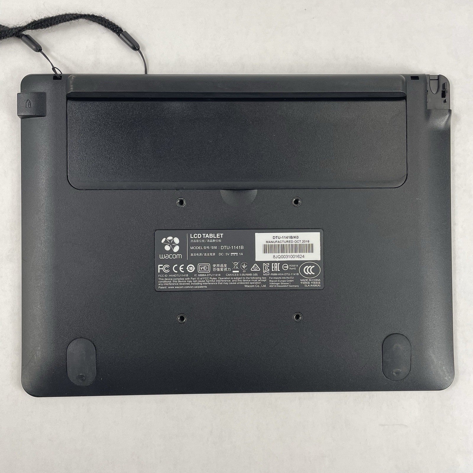 Wacom DTU-1141B 10.1" FHD Drawing Tablet - Bad Stylus Cable/No Power Cord & Cord6