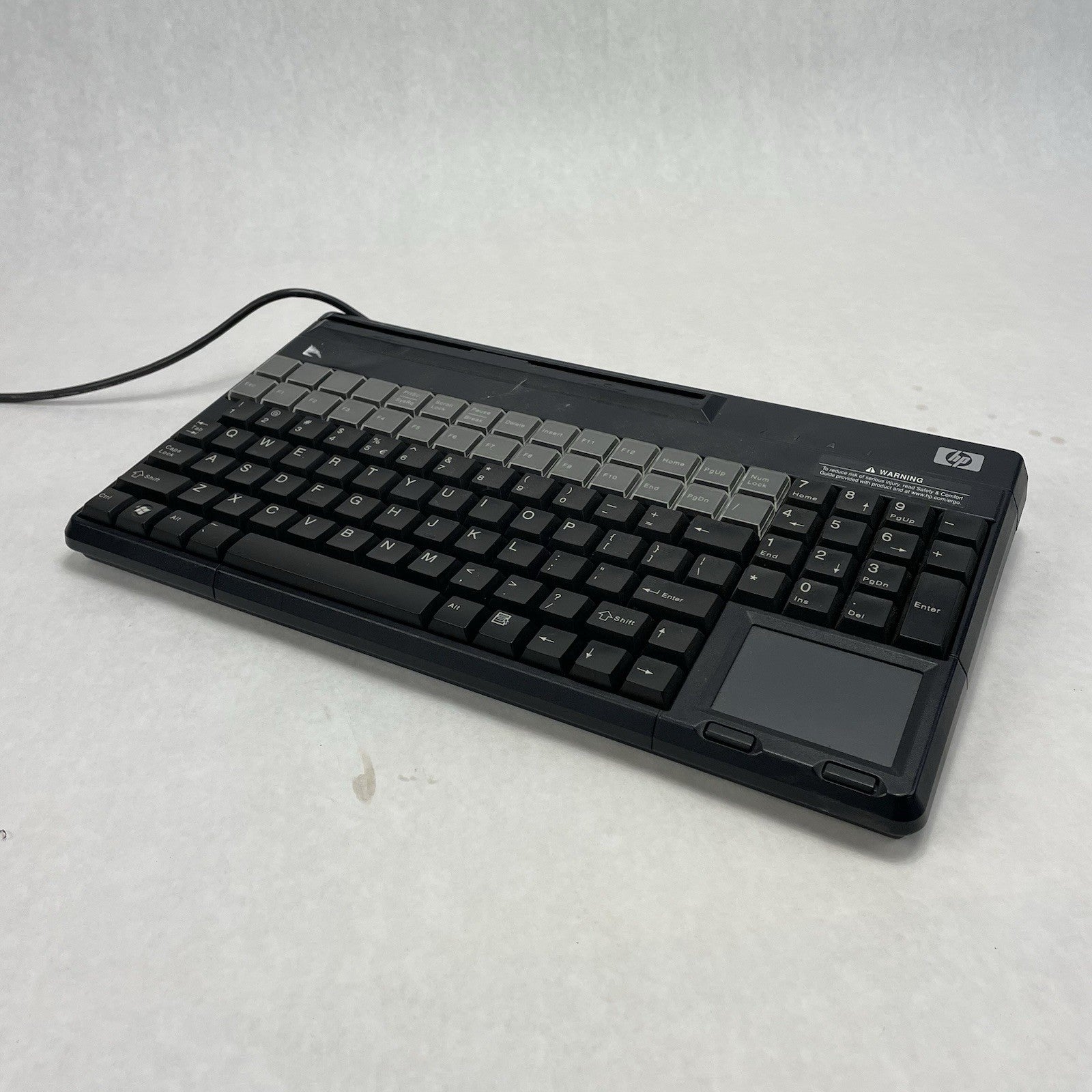 HP SPOS Programable Black Wired USB Keyboard Mouse POS G86-62411EUAISA
