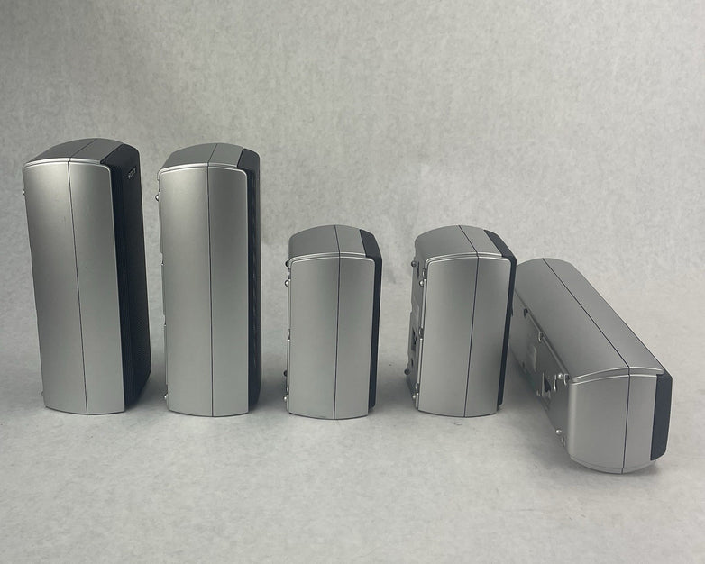 Sony 5.1 Speaker Lot SS-CT51 SS-TS51 SS-TS52 Silver Home Theater Surround Sound