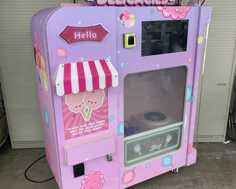 Guangzhou Fun Vending T95 Cotton Candy Machine Powers No Tanks No HDDs No OS