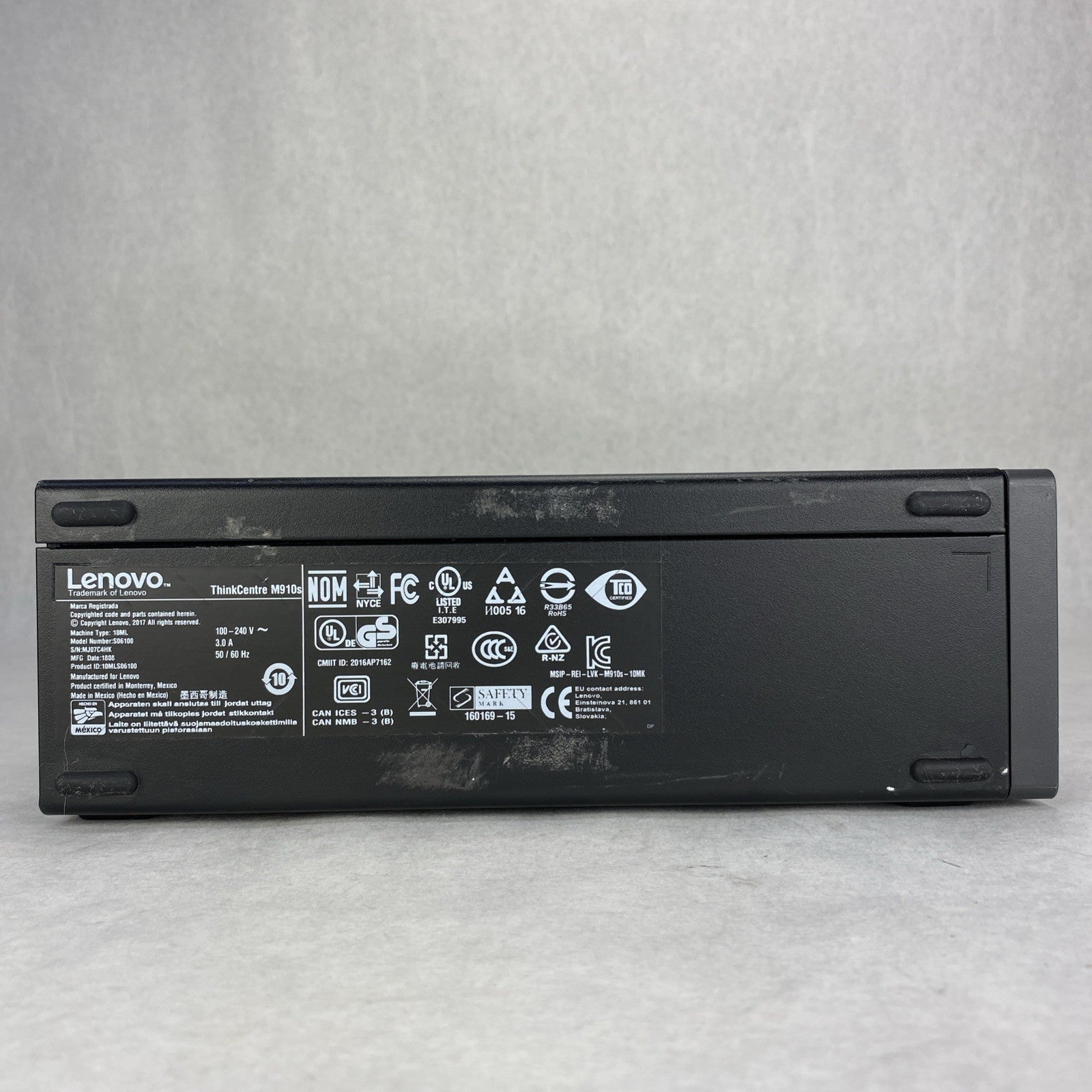 Lenovo ThinkCentre M910s SFF Intel i5-7500 3.40GHz 8GB RAM NO HDD No OS