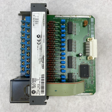 Allen-Bradley SLC500 Input Module 1746-IN16 Ser. C - Untested And Missing Cover